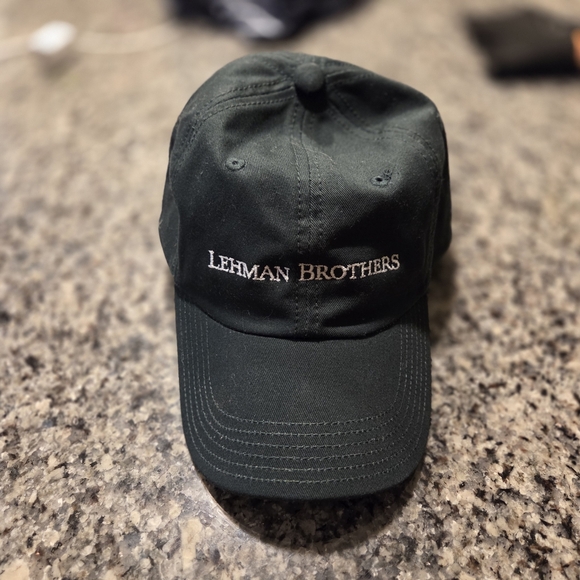 Lehman Brothers Dark Green Baseball Cap Worn Once One Size